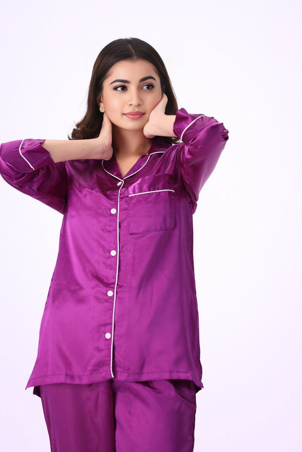 Stay Chic, Stay Cozy - Satin Sleepwear