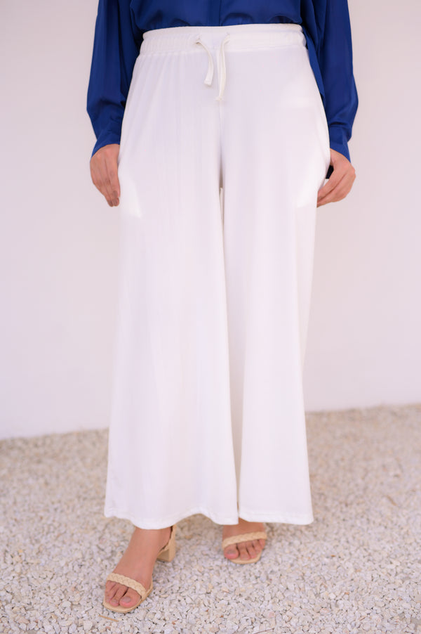 Classic White Flapper Trousers | Stitched - 1 Piece | Trouser