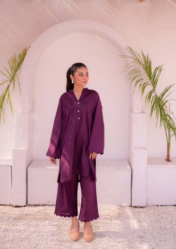 Royal Bliss Solid Set | Stitched - 2 piece | Shirt & Trouser