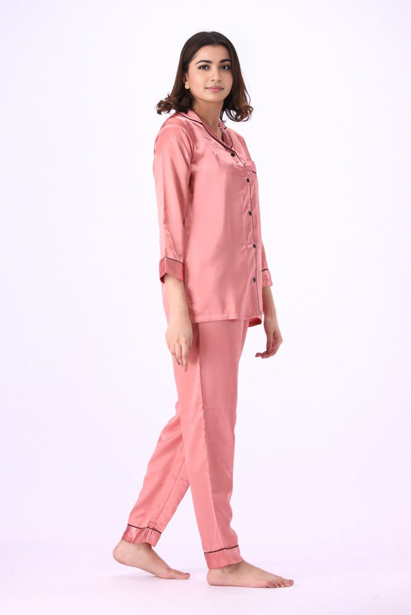 Stay Chic, Stay Cozy - Satin Sleepwear